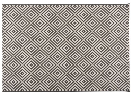 Dywan Patio 120 x 170 cm romby czarno - białe