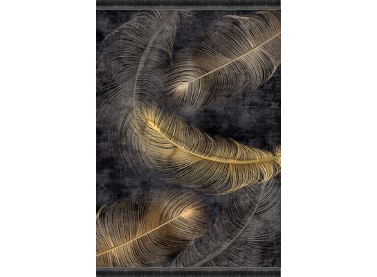 Dywan drukowany JUKO petra 50 x 80 cm czarny