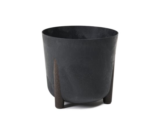 Donica FRIDA 21 cm czarny beton