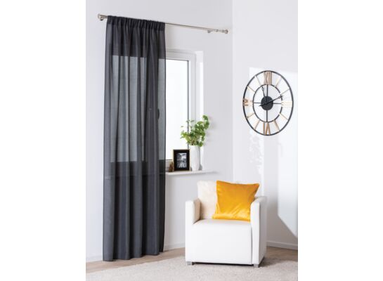 Zasłona z tunelem DERBY 140 x 260 cm antracyt