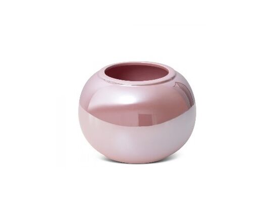 Wazon dekoracyjny SIMONA1 22 x 22 x 16 cm różówy