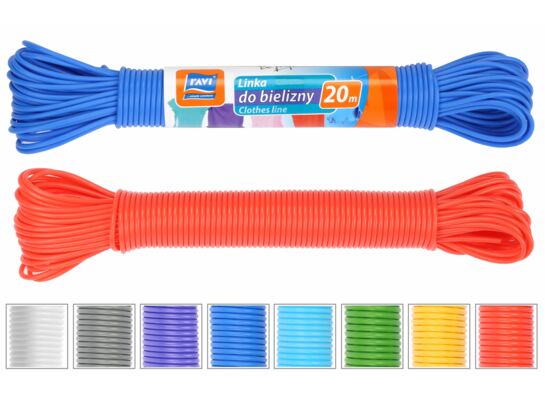 Linka do bielizny 20 m mix