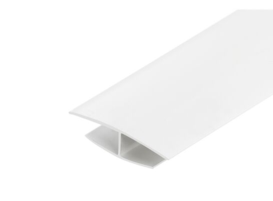 Listwa łącząca H do paneli ściennych PVC 3 m biała Cezar
