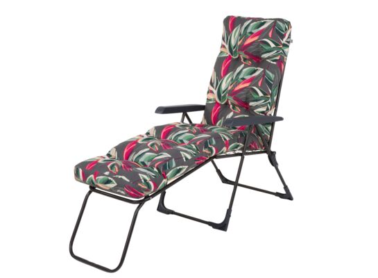 Leżak Alabama K1 z poduszką i podłokietnikiem