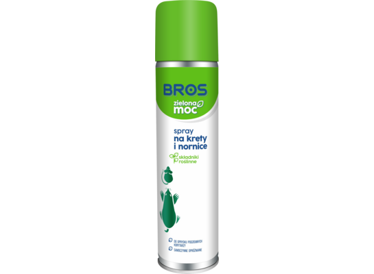 Spray na krety i nornice Zielona Moc 400 ml BROS