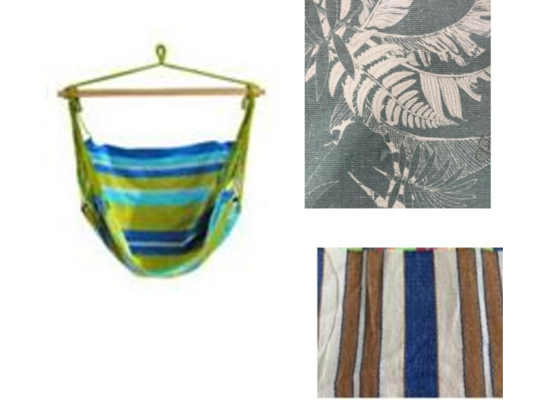Hamak brazylijski siedzisko 100 x 98 cm mix wzorów