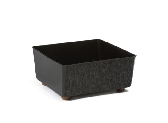Skrzynka Saga textil 28,5 x 28,5 cm czarny