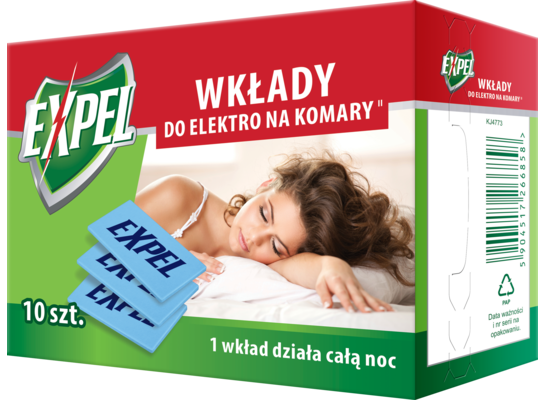 Wkłady do elektro na komary 10 sztuk EXPEL