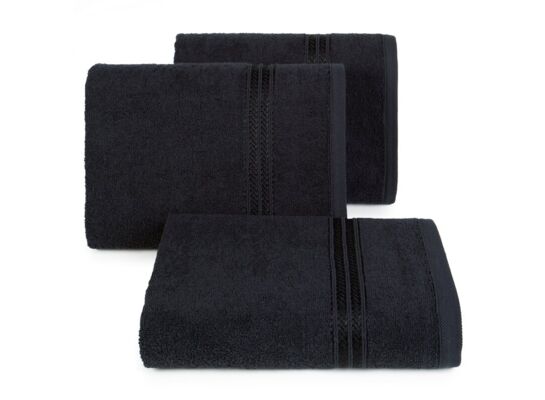 Ręcznik frotte Lori 70 x 140 cm czarny