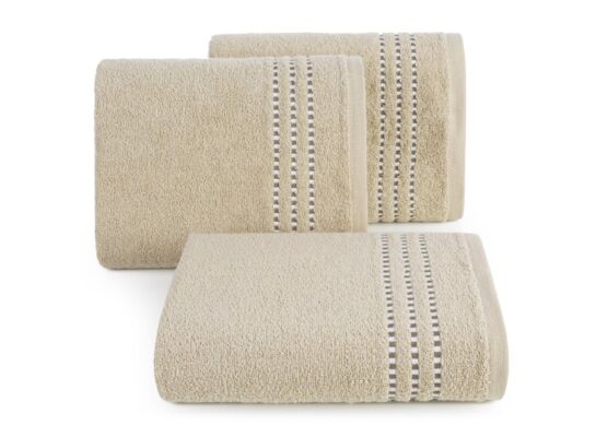 Ręcznik kąpielowy Fiore 50 x 90 cm beżowy