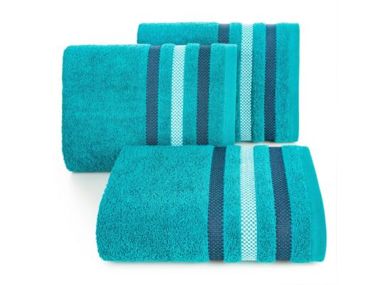 Ręcznik kąpielowy Gracja 30 x 50 cm jasnoturkusowy