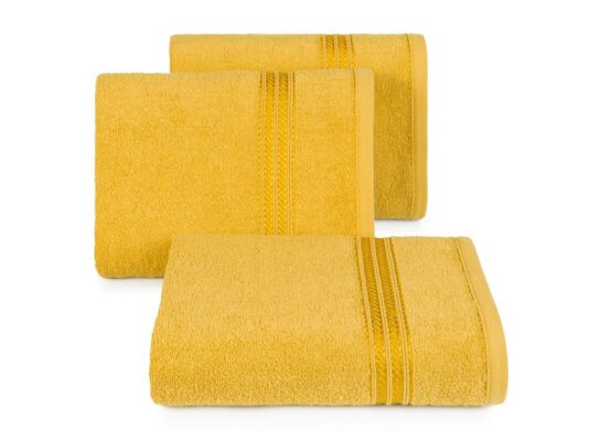 Ręcznik frotte Lori 50 x 90 cm musztardowy