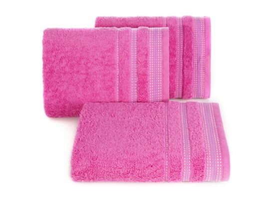 Ręcznik frotte Pola 70 x 140 cm różowy