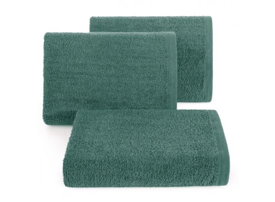 Ręcznik kąpielowy gładki 30 x 50 cm butelkowy zielony
