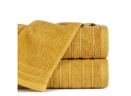 Ręcznik kąpielowy Glory 50 x 90 cm musztardowy