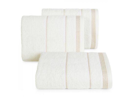 Ręcznik kąpielowy Mira 70 x 140 cm kremowy