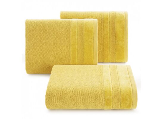 Ręcznik kąpielowy Linea 50 x 90 cm musztardowy