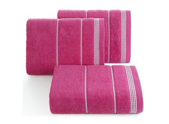 Ręcznik kąpielowy Mira 70 x 140 cm amarantowy