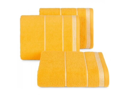 Ręcznik kąpielowy Mira 30 x 50 cm żółty