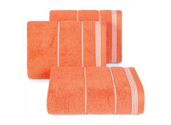 Ręcznik kąpielowy Mira 70 x 140 cm pomarańczowy