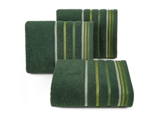 Ręcznik Livia 70 x 140 cm ciemnozielony