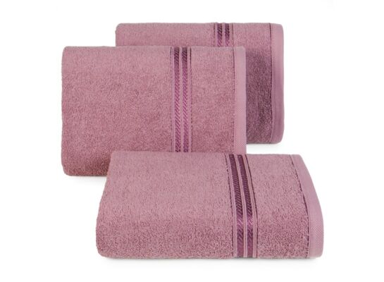 Ręcznik frotte Lori 70 x 140 cm liliowy