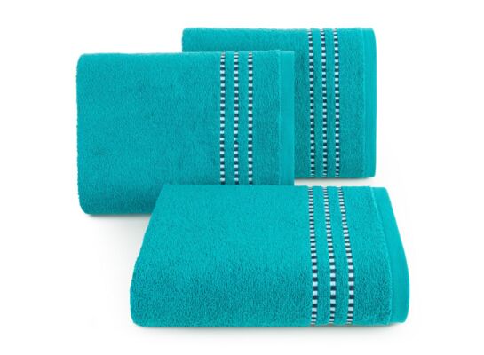 Ręcznik kąpielowy Fiore 30 x 50 cm turkusowy