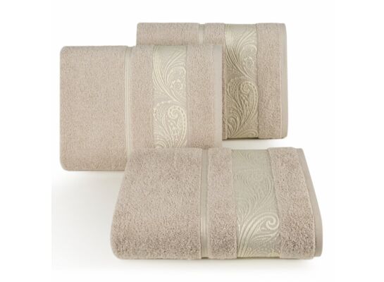 Ręcznik kąpielowy Sylwia 50 x 90 cm beżowy