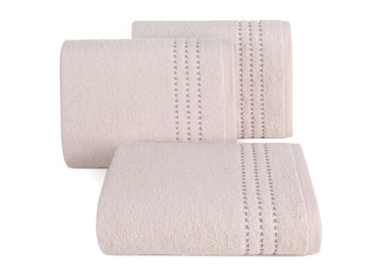 Ręcznik kąpielowy Fiore 30 x 50 cm różowy