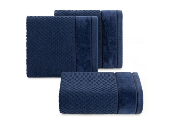 Ręcznik Frida 70 x 140 cm granatowy