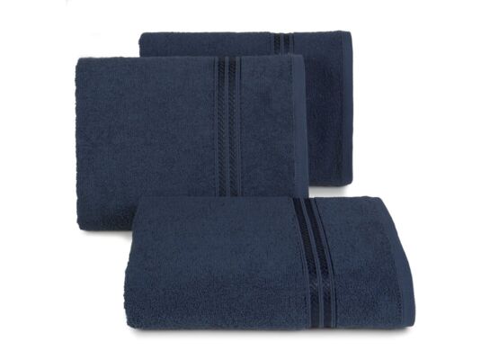 Ręcznik frotte Lori 50 x 90 cm granatowy