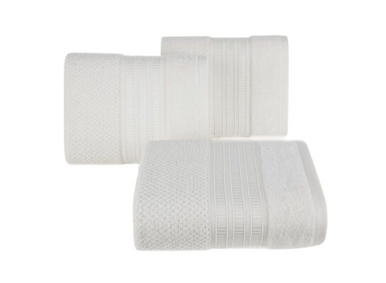 Ręcznik bawełniany Rosita 70 x 140 cm kremowy