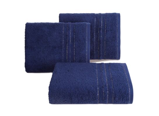 Ręcznik bawełniany Gala 70 x 140 cm granatowy