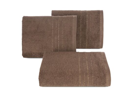Ręcznik bawełniany Gala 70 x 140 cm ciemnobrązowy
