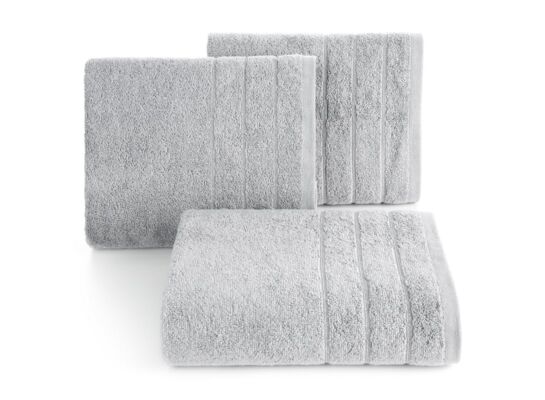 Ręcznik bawełniany Dali 70 x 140 cm srebrny