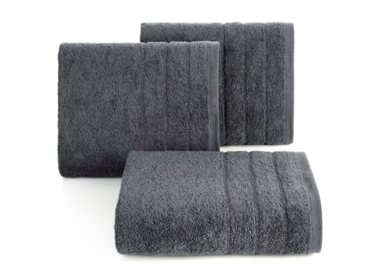 Ręcznik bawełniany Dali 50 x 90 cm grafitowy