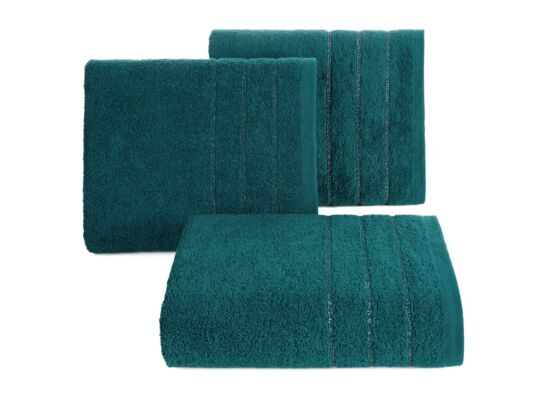 Ręcznik bawełniany Dali 70 x 140 cm turkusowy