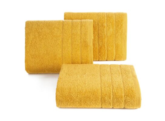 Ręcznik bawełniany Dali 50 x 90 cm musztardowy