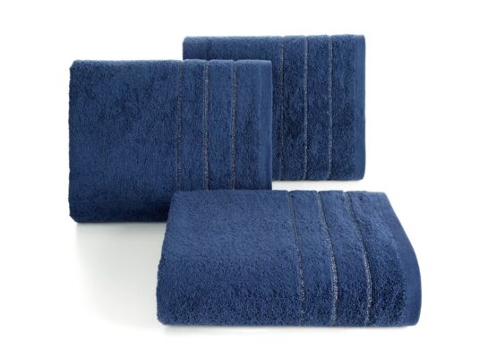 Ręcznik bawełniany Dali 30 x 50 cm granatowy