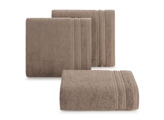 Ręcznik bawełniany Emina 50 x 90 cm brązowy