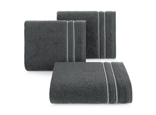 Ręcznik bawełniany Emina 30 x 50 cm grafitowy