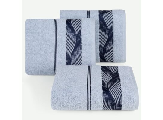 Ręcznik kąpielowy Sylwia 70 x 140 cm niebieski