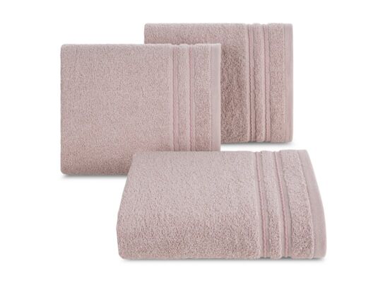 Ręcznik bawełniany Emina 70 x 140 cm pudrowy