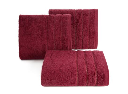 Ręcznik bawełniany Dali 30 x 50 cm bordowy