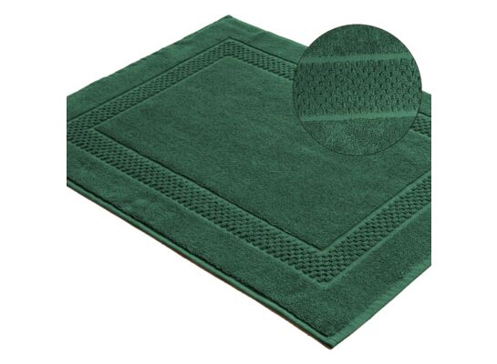 Dywanik łazienkowy Caleb 50 x 90 cm ciemnozielony