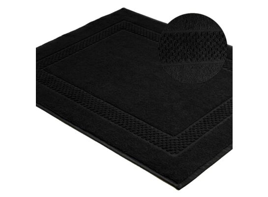 Dywanik łazienkowy Caleb 50 x 90 cm czarny