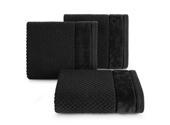 Ręcznik Frida 70 x 140 cm czarny