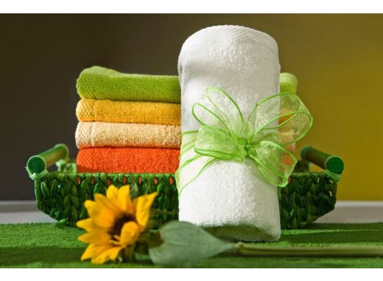 Ręcznik kąpielowy gładki 30 x 50 cm brązowy