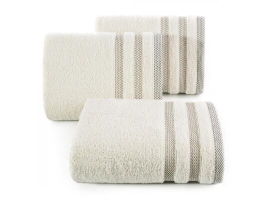 Ręcznik kąpielowy Riki 50 x 90 cm beżowy