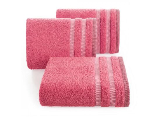 Ręcznik kąpielowy Riki 30 x 50 cm koralowy